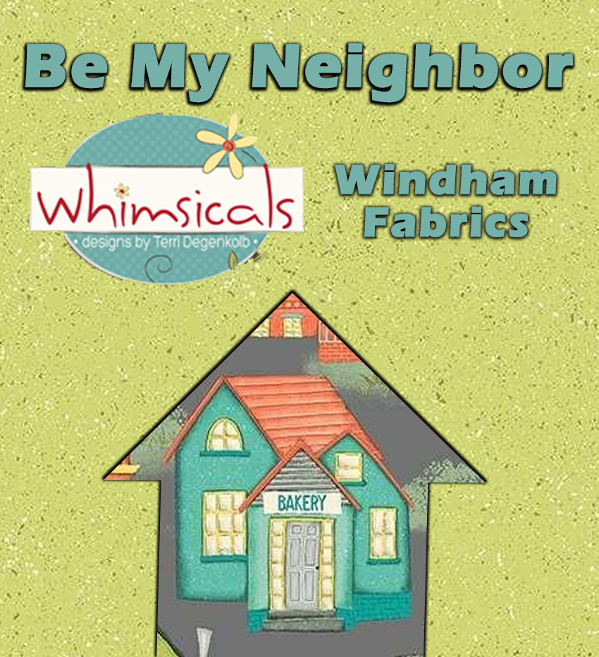 Be My Neighbor Fabric Collection by Terri Degenkolb