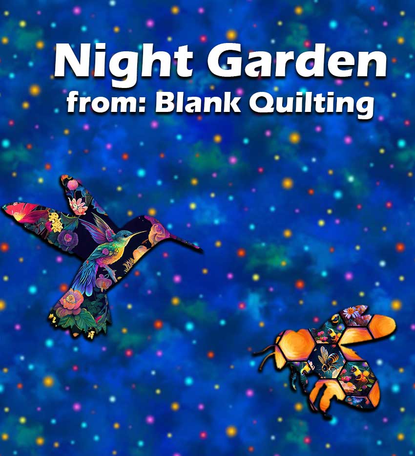 Night Garden Fabric Collection from Blank Quilting