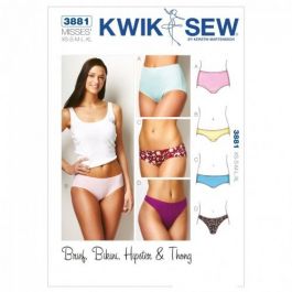 Kwik Sew 3881 Misses' Panties Pattern
