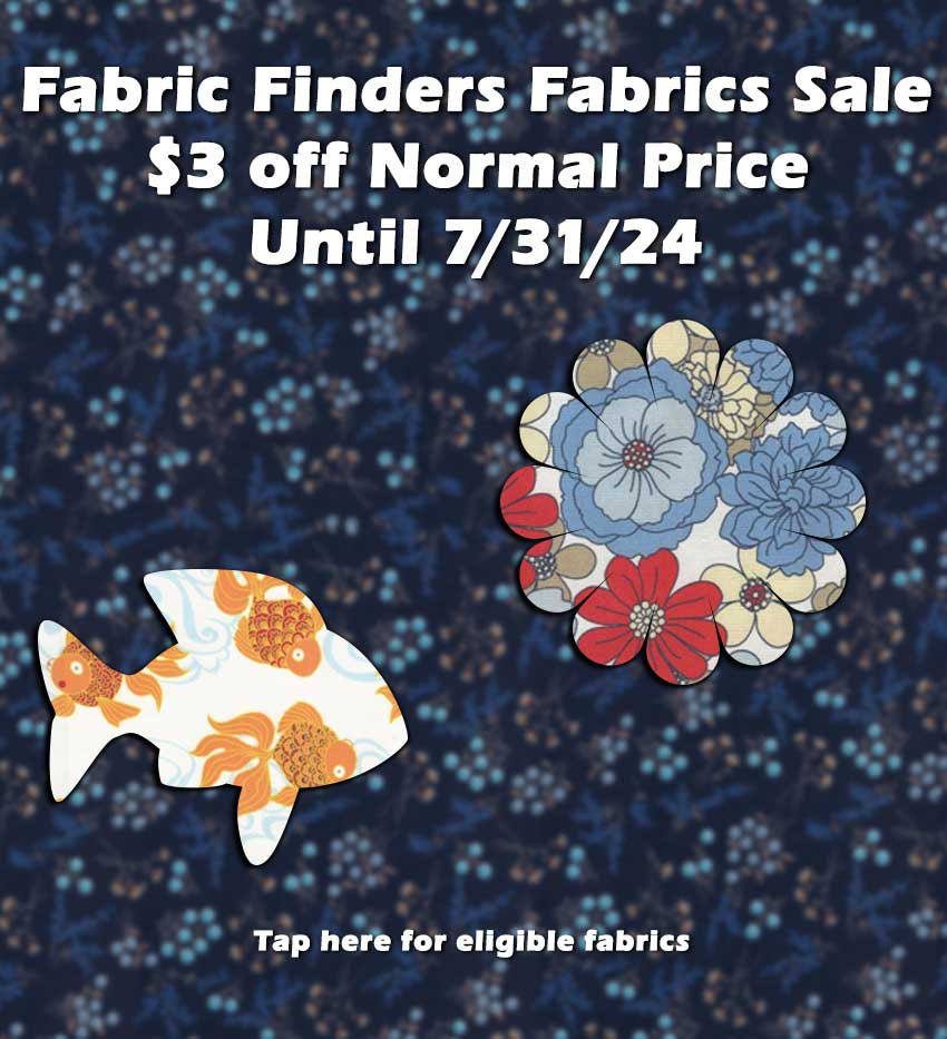 Various Fabric Finders Fabrics Sale 3 Dollars Off Normal Price